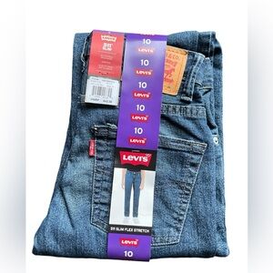 ✨LEVI’S 511 Youth Size 10 Slim Flex Stretch Pants Jeans Slim Fit